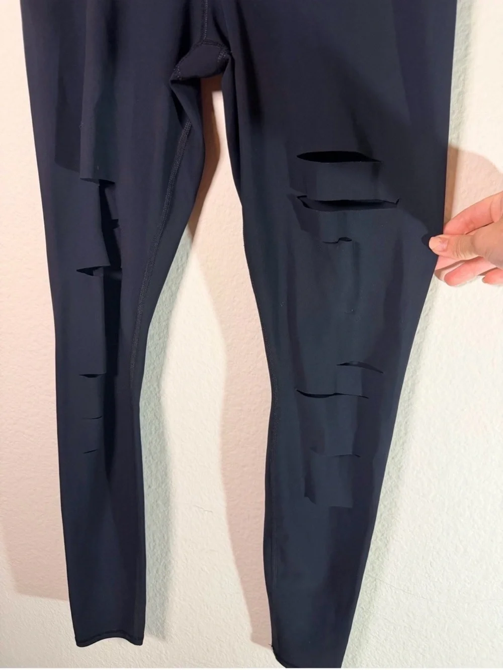 ALO Yoga 7/8 Black High-Rise Leggings